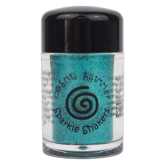 Cosmic Shimmer Sparkle Shaker Peacock Satin