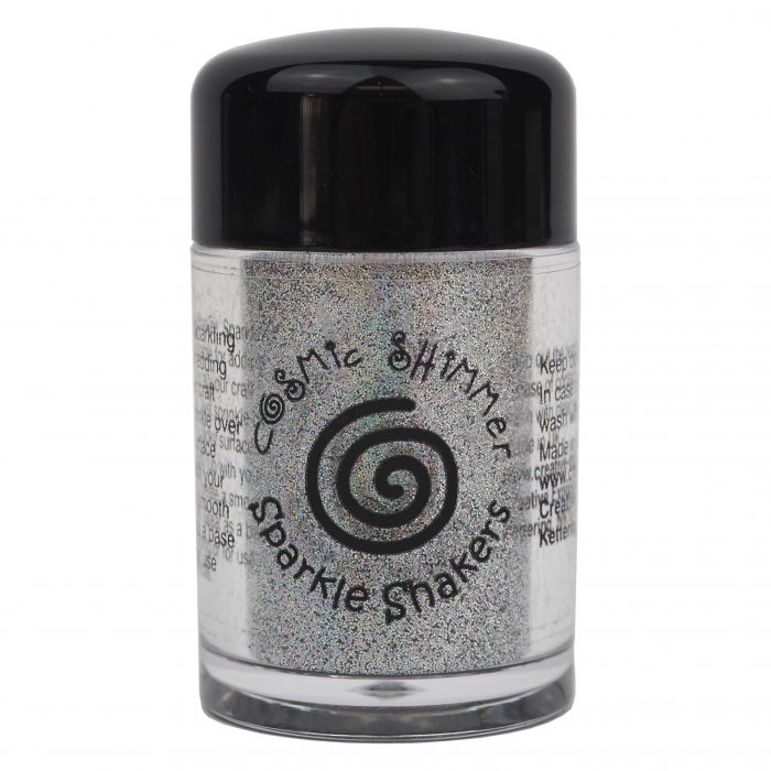 Cosmic Shimmer Sparkle Shaker Silver Rainbow