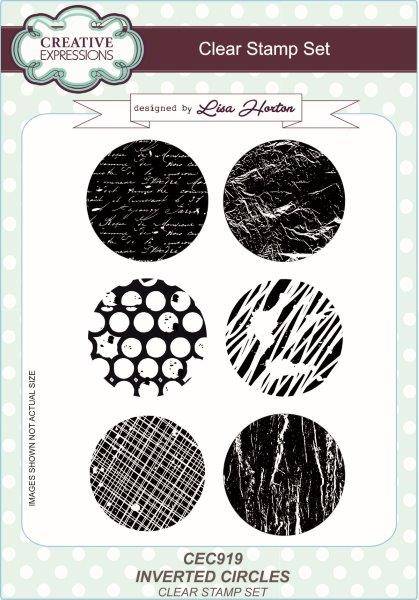 lisa horton a5 stamp set inverted circles