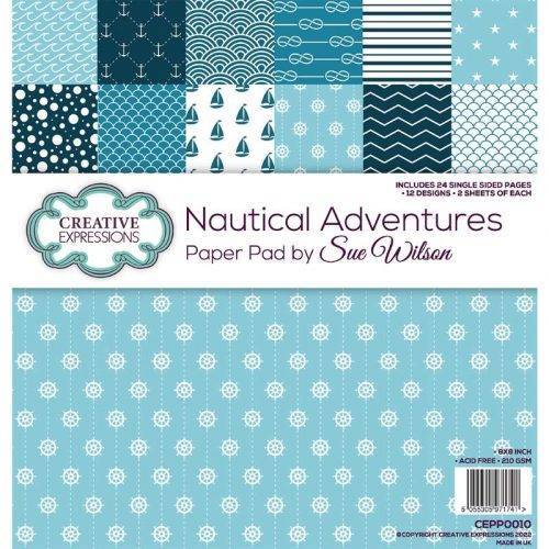 Sue Wilson Nautical Adventures Paper Pad