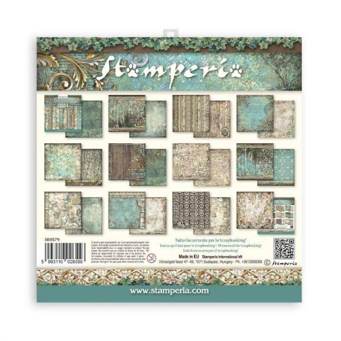 Stamperia Mini Scrapbooking Pad 10 20.3 x 20.3 cm (8x8) Backgrounds Magic Forest - Image 4