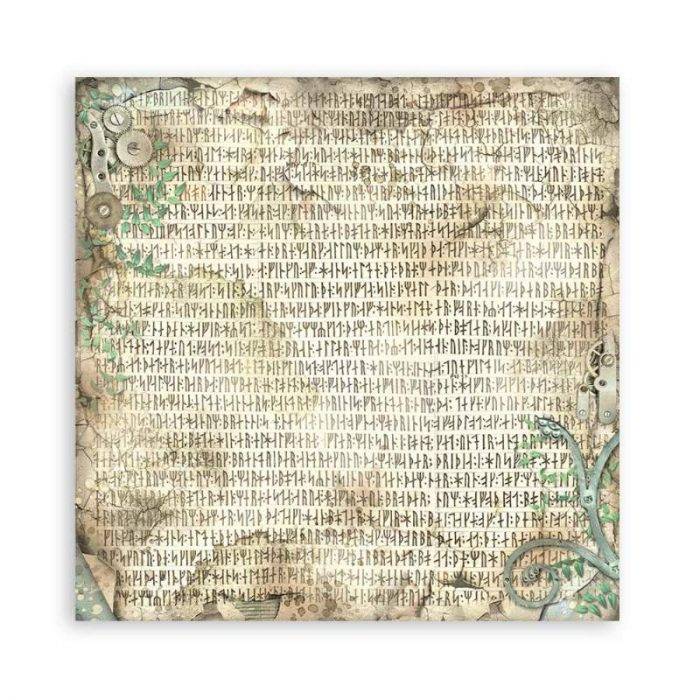 Stamperia Mini Scrapbooking Pad 10 20.3 x 20.3 cm (8x8) Backgrounds Magic Forest - Image 20