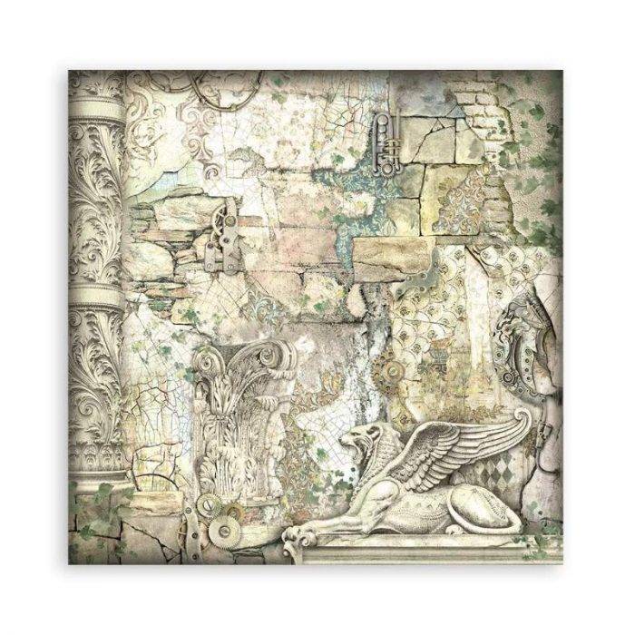 Stamperia Mini Scrapbooking Pad 10 20.3 x 20.3 cm (8x8) Backgrounds Magic Forest - Image 11