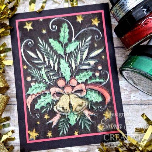 Christmas 3D Embossing Folders & Companion Stencils with Gwen Fletcher